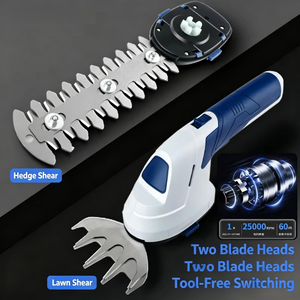 <b>Hedge</b> <b>Trimmer</b> 24 Inch Dual Blade <b>Rechargeable</b> Battery Powered Cordless Garden <b>Trimmer</b> For Home Use - Product Image 4