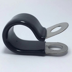 Abrazadera de suspensión de tubo abrazadera de <span class=keywords><strong>cable</strong></span> aislada acolchada de goma de diámetro personalizada - Product Image 3