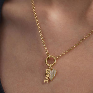 14k oro pieno di perle gioielli oro piatto collana con perle oceano Stacker catenine fai da te ciondolo collana catene per donna - Product Image 5