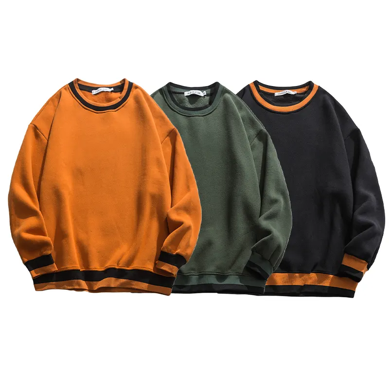 Sweat à capuche à manches longues pour homme, impression de blocs de couleurs, Logo personnalisé