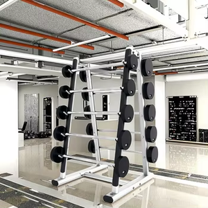 <span class=keywords><strong>Support</strong></span> en métal de <span class=keywords><strong>support</strong></span> d'<span class=keywords><strong>haltères</strong></span> de ménage d'équipement de gymnastique des hommes commerciaux pour le banc de stockage multiple d'ensembles d'<span class=keywords><strong>haltères</strong></span> - Product Image 4