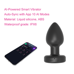 قابس شرجي PleasureHub PH-BVS-001 مع تحكم عبر تطبيق الذكاء الاصطناعي، فائق الهدوء، مقاوم للماء IPX6، مصنوع من السيليكون - Product Image 2