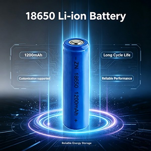 แบตเตอรี่ลิเธียมไอออน 18650 3.7V 1200mAh สำหรับของเล่นไฟฟ้า  ใช้งานได้ยาวนาน ชาร์จซ้ำได้  ขายตรงจากโรงงาน - Product Image 2