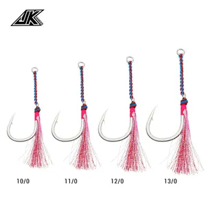 JK SPHV 4 strands 7*7 Stainless Steel Wire Fishing Drop Shot Hook Fish Hooks