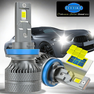 12V Car <strong>LED</strong> Headlight <strong>Bulbs</strong> 6500K Warm White 9005 H7 H19006 H11 <strong>High</strong>/Low Beam Integrated Plug Play 35W 5500 <strong>Lumens</strong> New - Product Image 3