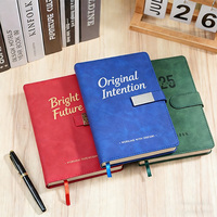 Carnet de notes en cuir à couverture rigide avec logo personnalisé, option cadeau écologique, carnets économiques