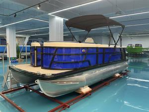 2025 Kinlife 19ft Bateau ponton en aluminium de luxe avec dressing moteur hors-bord pour 10 invités - Product Image 2