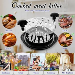 Nuevo Desmenuzador de Carne Manual de Plástico Redondo para Cerdo Cocido, Herramienta de Barbacoa Antideslizante para Desmenuzar Pollo con Ventosa para Cocina - Product Image 5
