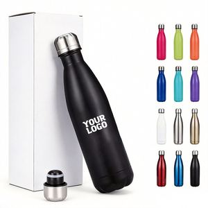 Customized Logo Stainless Sport Double Walled <b>Water</b> <b>Bottle</b> for Travel Car Business Event Promo Gift Tumbler Custom - Product Image 1