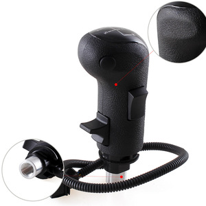 Pommeau de levier de vitesse 81326200043 en cuir noir ergonomique pour camions et bus MAN - Product Image 1