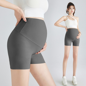 3019 gros taille haute enceinte court été zéro sentiment glace soie <span class=keywords><strong>culotte</strong></span> pour femme Ultra mince <span class=keywords><strong>maternité</strong></span> sécurité pantalon - Product Image 3