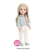 Muñeca de silicona de cuerpo completo de 30CM de alta calidad, muñecas para juego de imaginación, juguete de 12 pulgadas, muñeca de moda de Vinilo Suave americana, juguetes para niñas