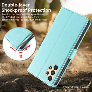 เคสโทรศัพท์แบบพลิกหนัง PU กันกระแทก พร้อมช่องใส่บัตรและขาตั้ง สำหรับ Samsung Galaxy A56 A36 A06 A16 A05S S25 Ultra - Product Image 5