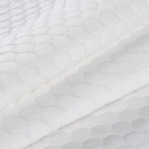 Comfortabele 100% Polyester Jacquard Gebreide Matras Stof