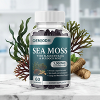 Gummies de Racine de Bardane Naturelle, Fucus Vésiculeux et Mousse de Mer Marque Blanche – 60 Unités – Complément pour le Bien-être Métabolique, la Digestion et le Soutien Immunitaire