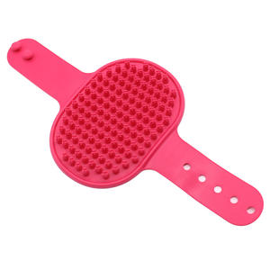 Gran oferta cepillo de baño para mascotas cepillo de baño de silicona para gatos y perros cepillo de masaje de limpieza ajustable suministros para mascotas - Product Image 6