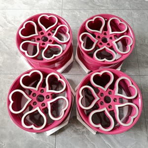 Rines Personalizados Forjados en Forma de Corazón <span class=keywords><strong>Rosa</strong></span> de 17 18 19 20 21 22 Pulgadas, Aptos para <span class=keywords><strong>Volkswagen</strong></span> <span class=keywords><strong>Beetle</strong></span>, Toyota, Audi, Porsche - Product Image 5