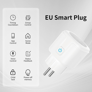 Tuya cuộc sống thông minh Alexa điều khiển bằng giọng nói EU <span class=keywords><strong>wifi</strong></span> thông minh cắm điện ổ cắm 16A/20A với ổ cắm màn hình chức năng thời gian - Product Image 2