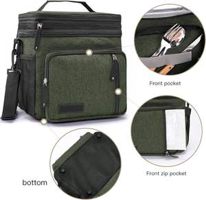 Free sample Customized RPET Picnic Luxury Sublimation Reusable Waterproof <b>Insulated</b> Food Lunch <b>Bag</b> with Leakproof <b>Cooler</b> <b>Bag</b> - Product Image 2