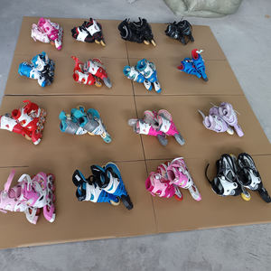 Patines de ruedas Juta de segunda mano para niños, zapatos de skate ajustables, patines en línea. - Product Image 3