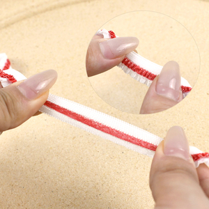 Deepeel XP153 12mm Decorative Colored <strong>Elastic</strong> Fringe Trims <strong>Ribbons</strong> for Bra Garment Sewing Craft DIY Accessories <strong>Elastic</strong> Band - Product Image 3