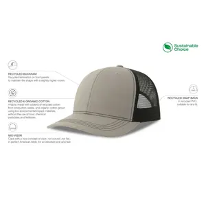 Gorra Sonic de algodón orgánico, merchandising sostenible - Product Image 1