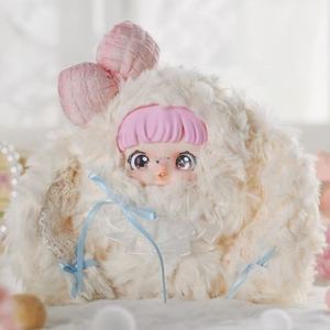 Peluche Yomi Fluffy Bunny Paradise Frozen Plush Blind Box, nouvelle poupée tendance, style aléatoire, jouet avec 3 paires d'yeux amovibles - Product Image 2