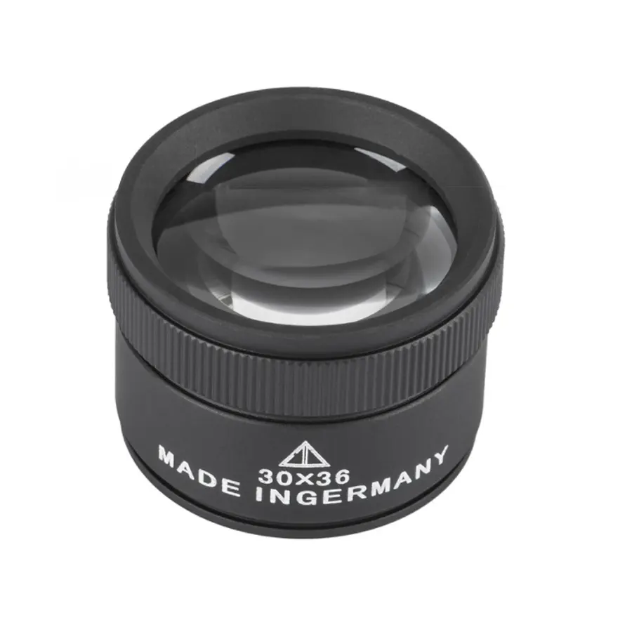 Optics Jewelry Metal 30x Magnifying Glass Loupe Lens