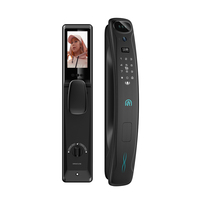 Serrure de porte intelligente à reconnaissance faciale Interphone vidéo entièrement automatique Entrée sans clé par empreinte digitale WiFi Maison Bureau