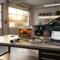 Câble de charge femelle pour pistolet de décharge EV de type 2, adaptateur de puissance véhicule-chargeur pour mise à niveau et rétrofit