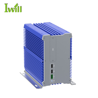 Nouvelle conception PC industriel embarqué sans ventilateur Intel 12e génération Core i5-1235U i7-1255U, 2 ports LAN, 6 ports COM, GPIO, large plage de tension pour l'automatisation