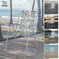 Chaise pliante d'extérieur portable et légère pour la plage, le jardin, la pêche, le camping, les vacances et les centres de villégiature