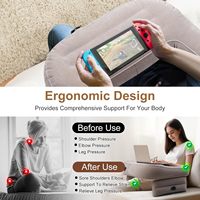 Repose-lit portable multifonctionnel, coussin de bureau souple gonflable, coussin de bureau pliable pour lire, jouer et travailler