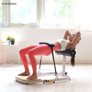 Appareil de musculation robuste pour les fessiers, pour les exercices à domicile, avec structure en acier et revêtement en cuir PU résistant à l'abrasion - Product Image 4