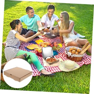 Boîtes en papier ondulé pliables haut de gamme personnalisées avec doublure en feuille d'aluminium imprimée de logo pour l'expédition d'avions de pizzas Matériaux recyclés - Product Image 4