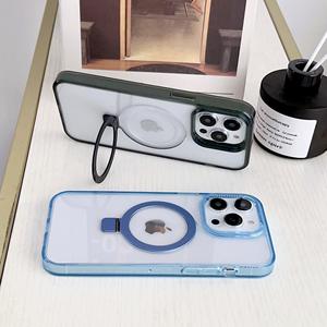 <span class=keywords><strong>Coque</strong></span> de téléphone en TPU <span class=keywords><strong>transparente</strong></span> magnétique chaude avec support pour <span class=keywords><strong>iPhone</strong></span> 15 14 13 <span class=keywords><strong>12</strong></span> 11 <span class=keywords><strong>Pro</strong></span> <span class=keywords><strong>max</strong></span> housse antichoc accessoires de téléphone portable - Product Image 6