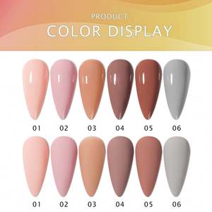 Paquete de Esmalte de Uñas PRO Gratis, <span class=keywords><strong>Kit</strong></span> de Esmalte de Gel de 6 Colores, Esmalte de Gel Semipermanente, Suministros de Arte de Uñas al por Mayor - Product Image 3