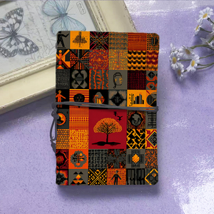 Carnet de notes en métal à thème vintage A6 fait à la main pour notes de réunion (professionnels) avec formes figures motifs arbre homme <span class=keywords><strong>Pat</strong></span> - Product Image 2