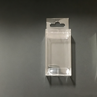 Boîte transparente en PET, boîte d'emballage en plastique transparent PVC, boîte d'emballage en plastique transparent à fond automatique