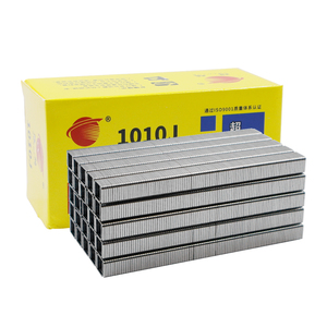 <span class=keywords><strong>Agrafes</strong></span> de qualité supérieure série 1010J 20GA, <span class=keywords><strong>agrafes</strong></span> industrielles plaquées zinc, <span class=keywords><strong>agrafes</strong></span> en fer à tête plate à tige lisse de 11 mm - Product Image 4