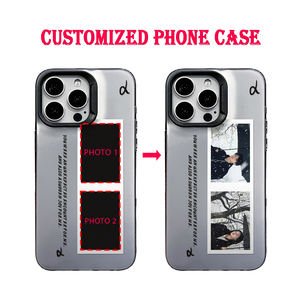 Coque de téléphone personnalisée avec <span class=keywords><strong>photo</strong></span>, logo DIY, peinture UV, support IMD TPU, personnalisation 1 pièce pour iPhone 17/16/15/14/13/12/11, MOQ1 - Product Image 2