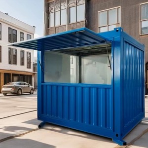Kiosco Prefabricado de 10 pies de Montaje Rápido para Comida, Contenedor de Venta Minorista de Alimentos para Centro Comercial, Unidad de Vendedor de Comida con Panel Sándwich - Product Image 5