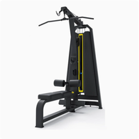 Máquina Comercial Ajustable de Peso con Selector de Horquillas para Lat Pulldown y Remo Sentado, Equipo de Gimnasio de Acero para Entrenamiento de Espalda y Brazos