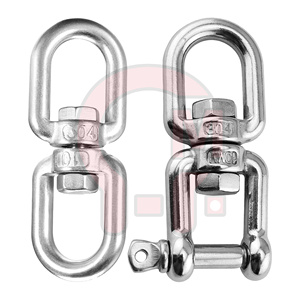 Hlm biển Neo đậu xoay mắt kết nối thép không gỉ đôi mắt Snap xoay mắt để mắt để Hàm xoay vòng treo kết nối - Product Image 5