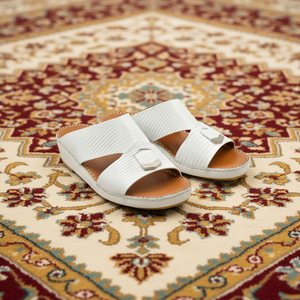 Arabic Sandal Customized Footwear Luxurious Exotic Leather Footwear Supplier Lightweight Durable Ramadan Beach Holiday - Product Image 1