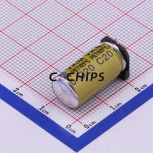 VKME2102G220MV SMD Aluminum Electrolytic <b>Capacitor</b> SMD,D10xL21mm 22uF 20% 400V 570mA-100kHz - Product Image 2