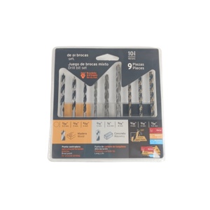 Lot de 7 forets en acier rapide Black Diamond 4241 pour <span class=keywords><strong>perceuse</strong></span> à percussion rotative, pour le bois, la maçonnerie et le béton - Product Image 3