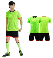 Maillot de football d'entraînement pour adultes imprimé à prix abordable, uniformes de football avec numéro de sponsor personnalisé, kit de football 100 % polyester