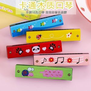 Armónica de madera para niños, juguete educativo de instrumentos musicales, 10 teclas, diseño colorido, regalo escolar, unisex, de 5 a 7 años - Product Image 5