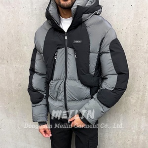Custom Best Quality Winter Warm Thick Bomber Windbreaker Nylon Puffer Down <b>Jacket</b> Manufacturer - Product Image 1